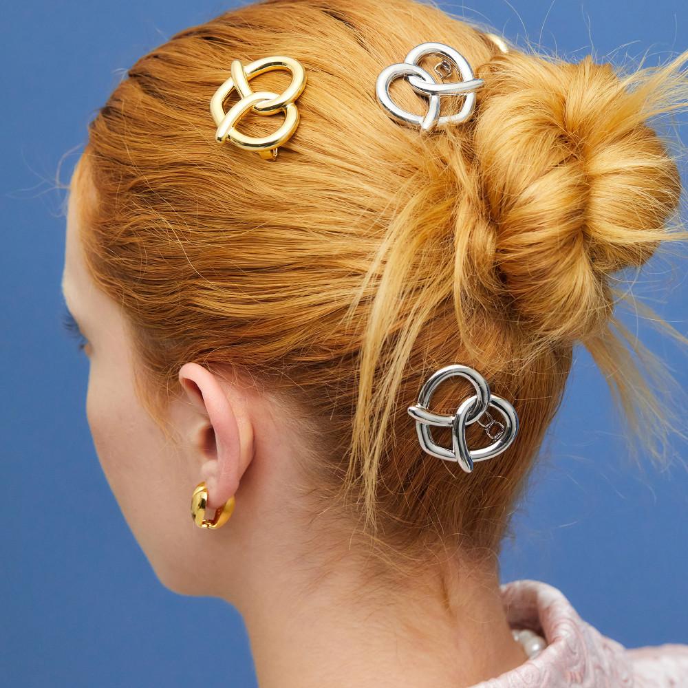 Comelico Atelier 코멜리코 아틀리에 프레첼 헤어핀 헤어클립 2개 세트