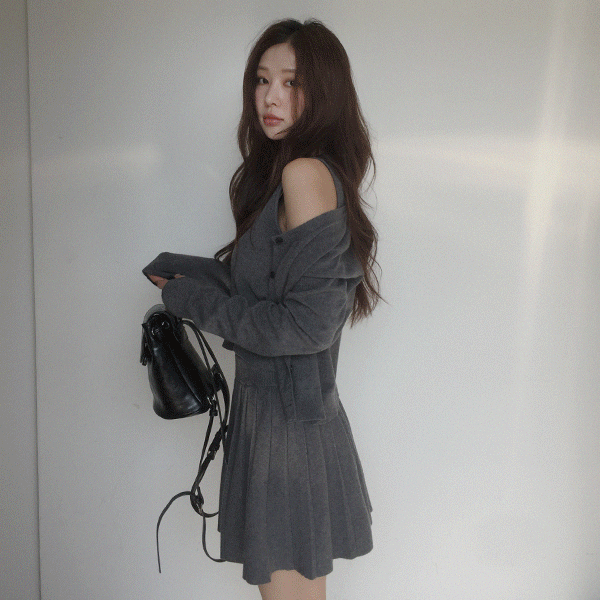 매들렌 니트&스커트&가디건 3종SET🍂부드러운니트소재 3피스/코디활용도200%