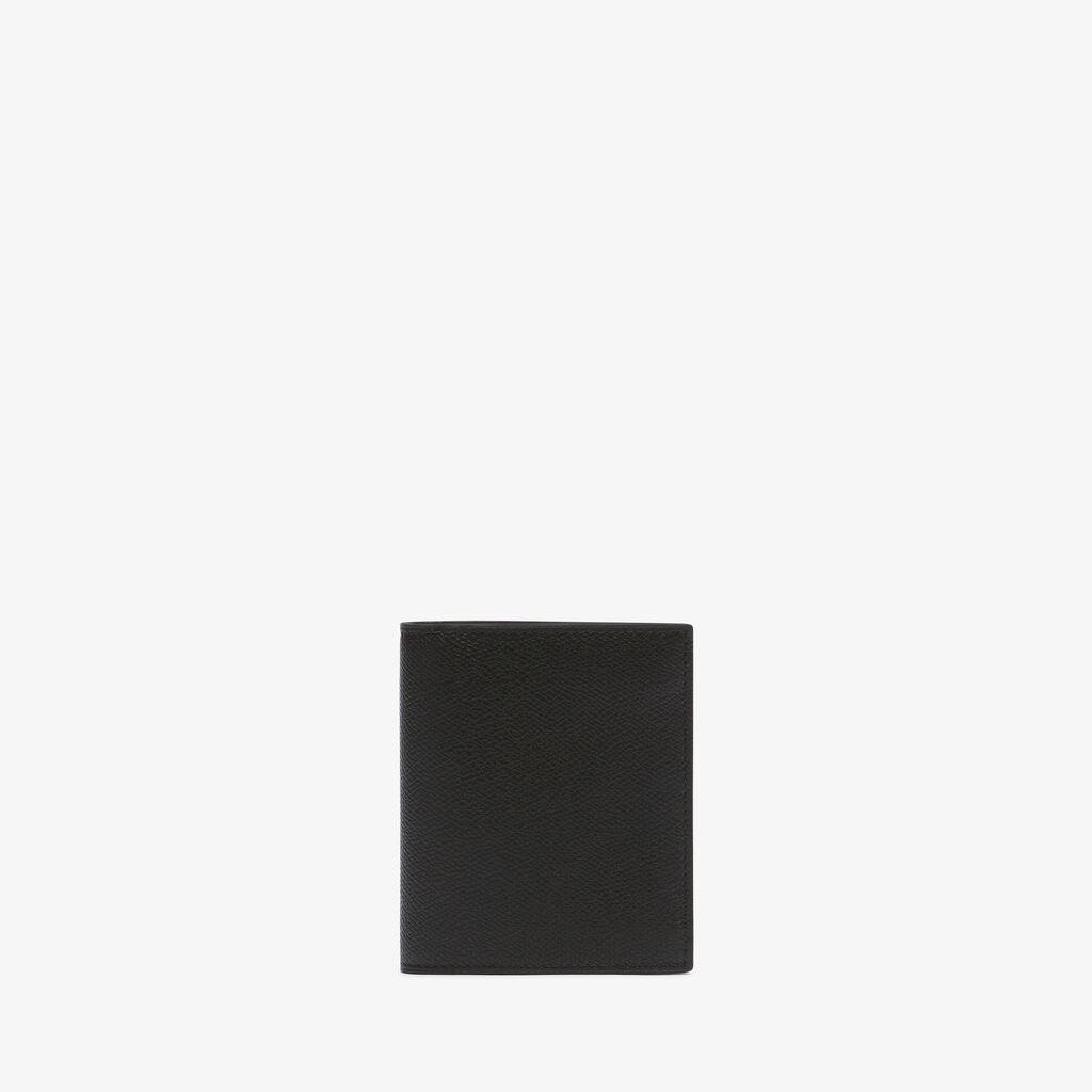 Compact Wallet 3 CC with Coin Purse - Black