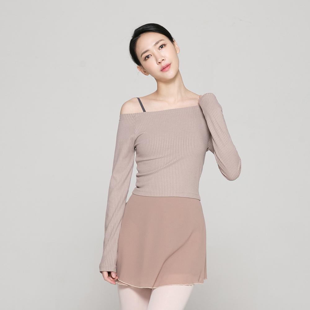 성인발레복 골지워머 (베이지)