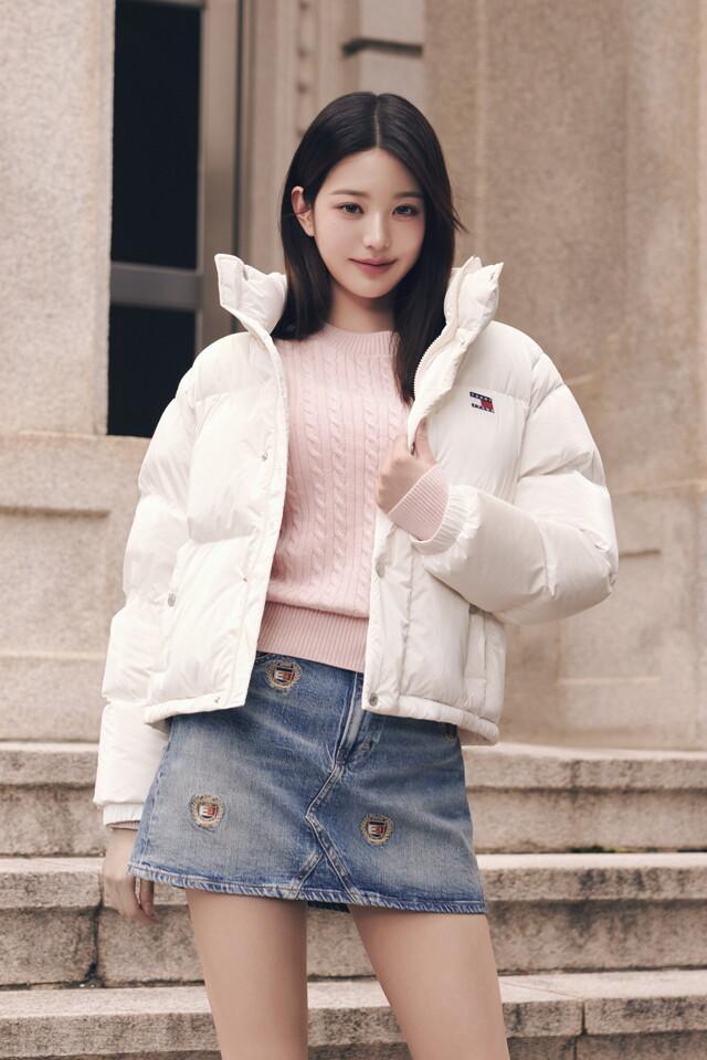 글로시 푸퍼 다운