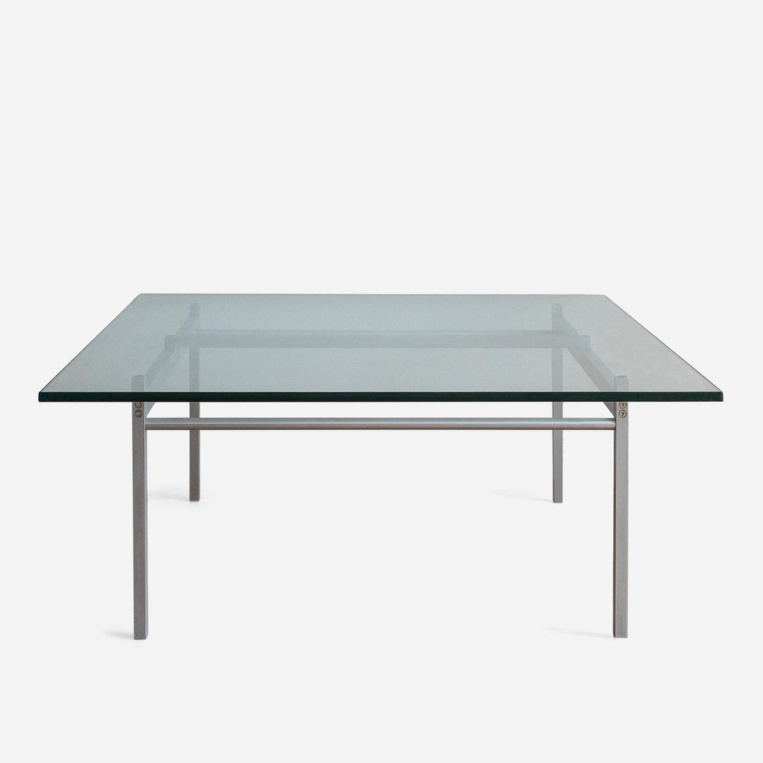 GR100 Coffee Table (aluminium + glass)