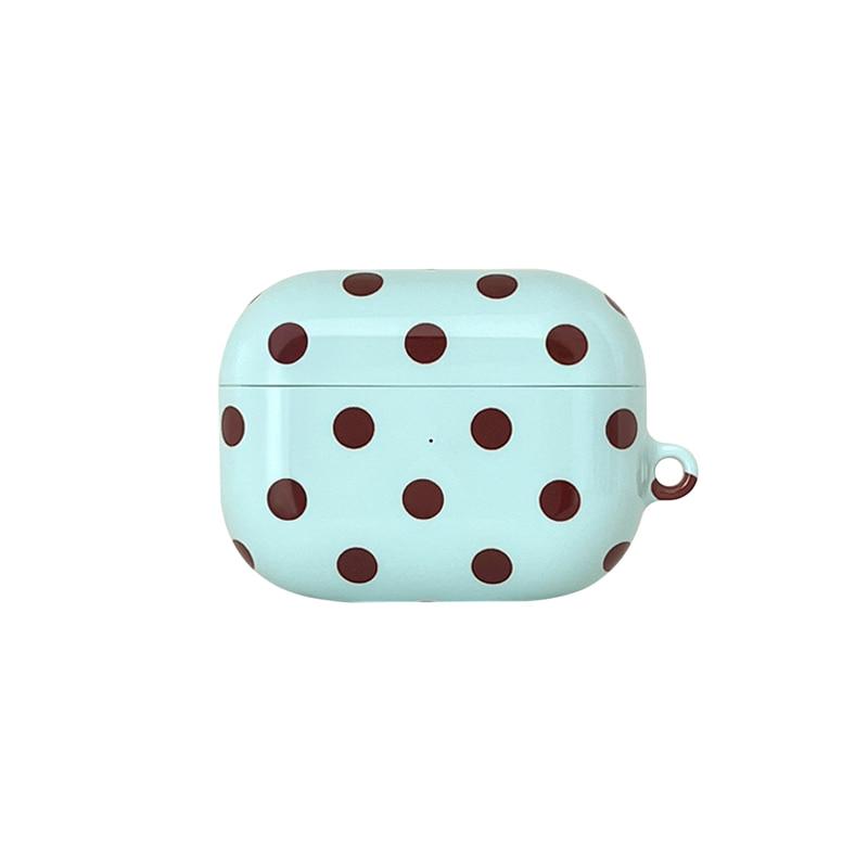 Dot Pattern AirPods Case [Mint Brown]