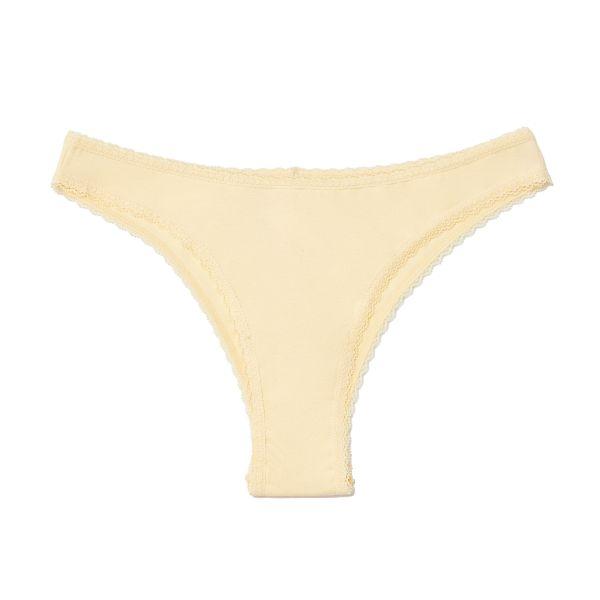 Mini Minimal Lace Cheeky(Buttercup)