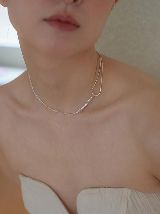 two chain knot necklace