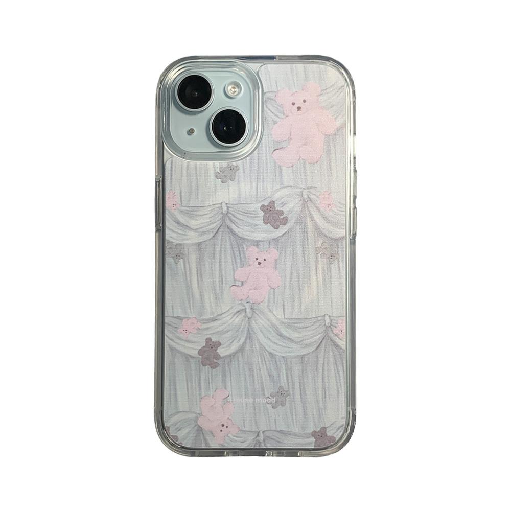 grey curtain (clear) 맥세이프 아이폰케이스