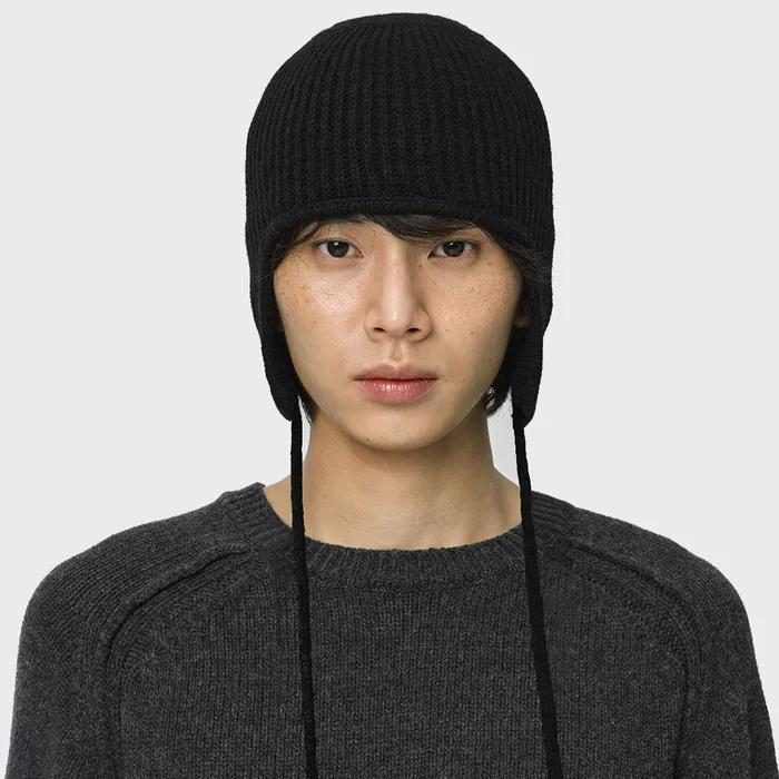 윔비 이어플랩 비니 [블랙]