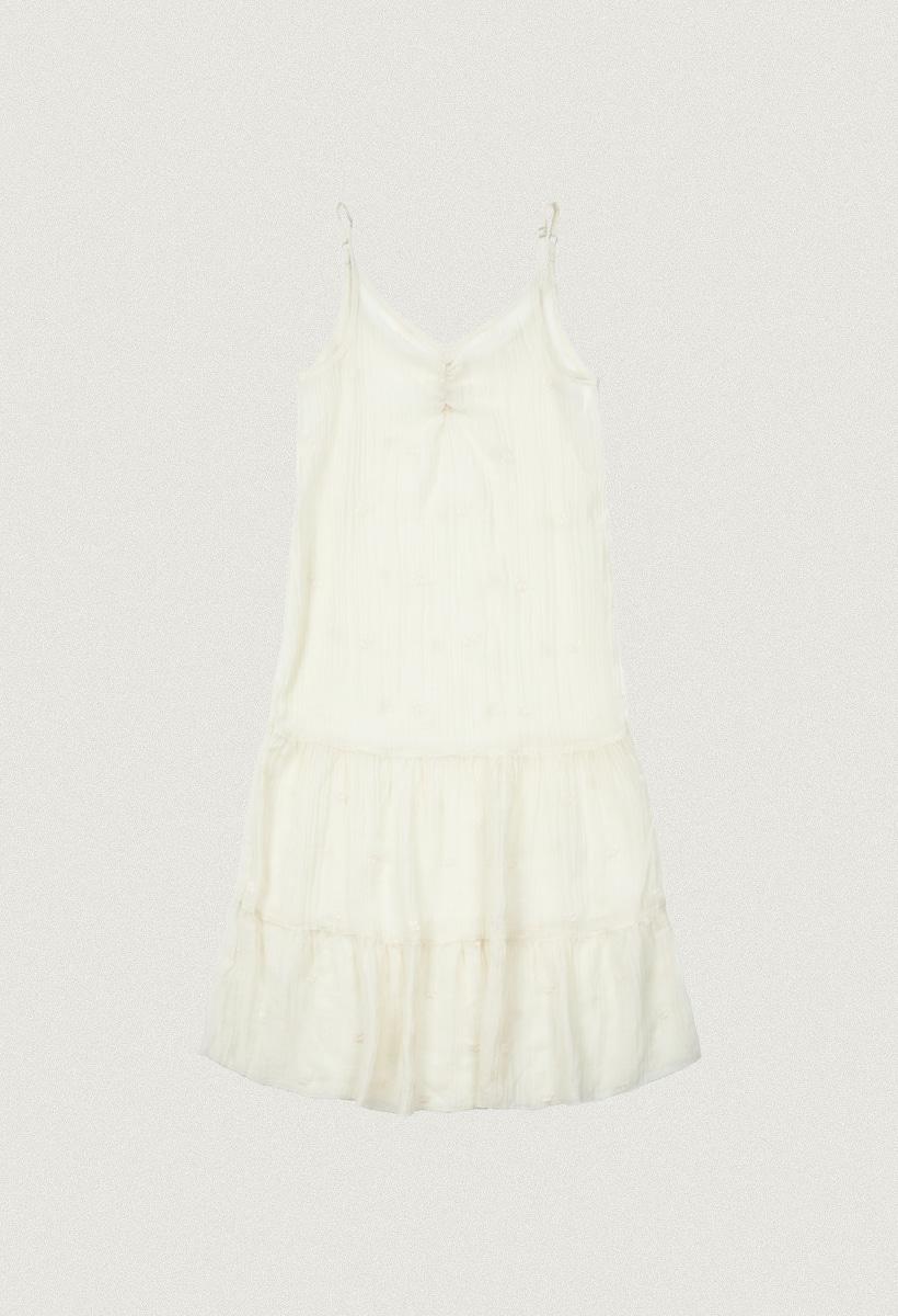 Flower lace layered dress_Ivory(OC25-OPS02)