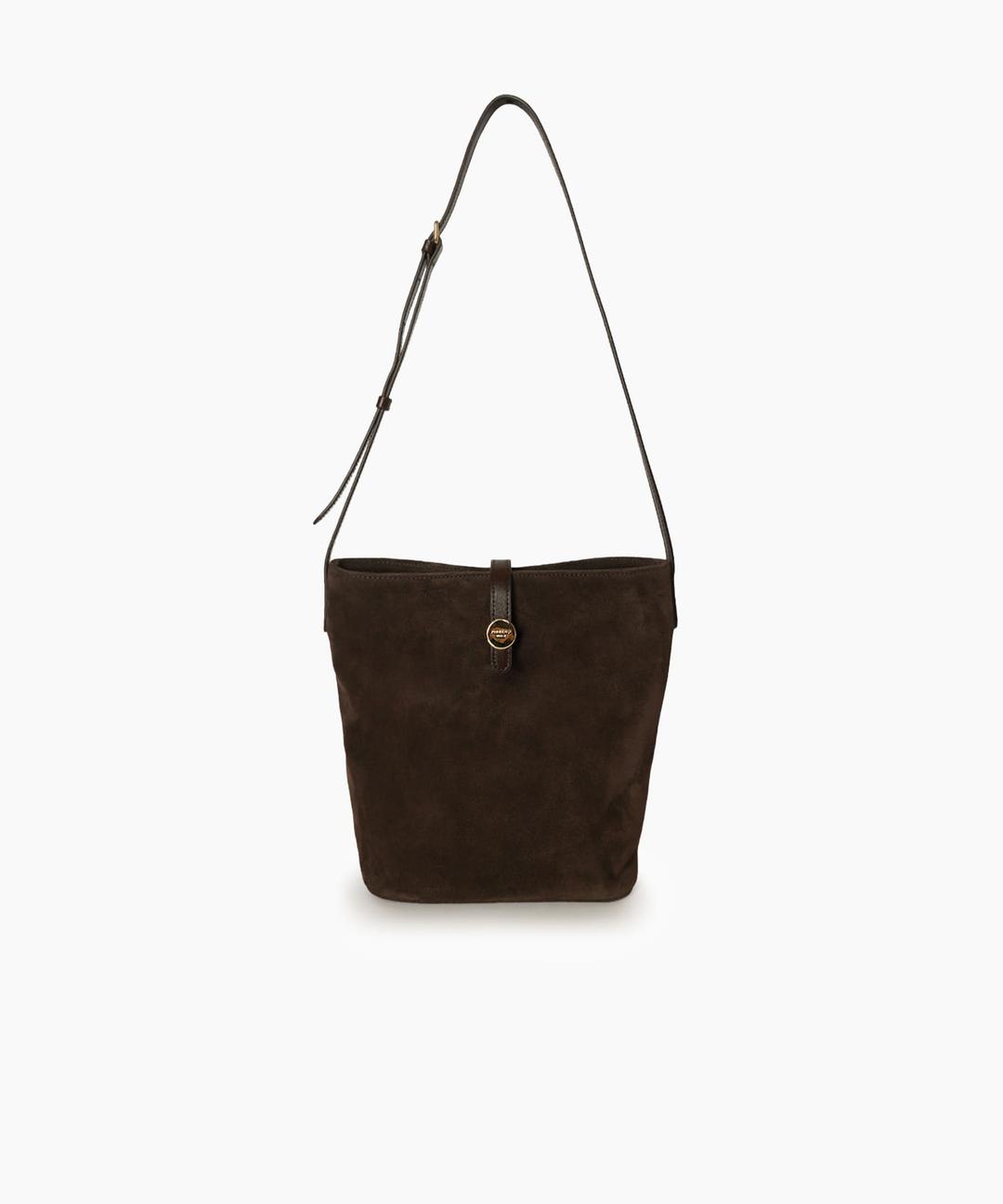 디에이치 플루아 버킷 백  스몰 •  마호가니