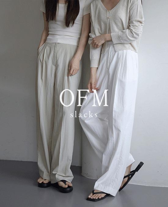 메리어라운드 [라이브상품][고퀄리티브랜드공정][만족도1위][장마룩][무료배송][ofm] 아워 썸머 와이드 투턱 (pants)* 베스트 상품 재진행