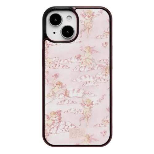 (epoxy) peach heart angel 에폭시 아이폰 갤럭시 케이스