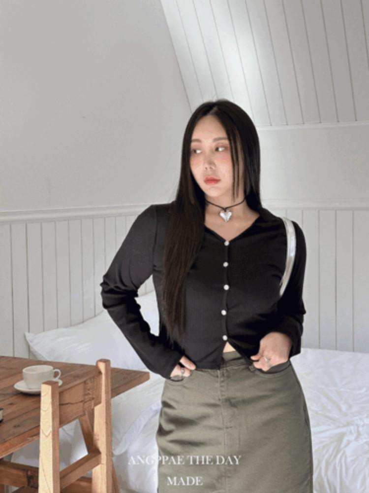 당출🚀989 [MADE] 슬림핏 골지 카라 가디건[3color/44-99]