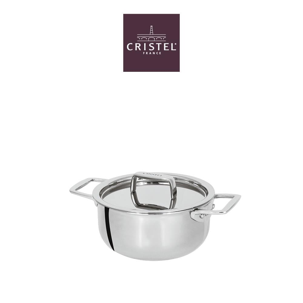 크리스텔 CASTEL'PRO 12cm 양수냄비 (리드포함)