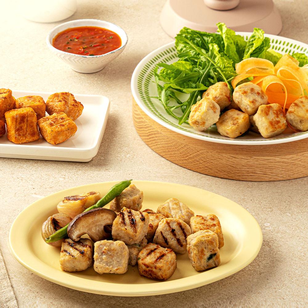 [9+9] 아임닭 닭가슴살 큐브 100g 6종 18팩 : 아임닭