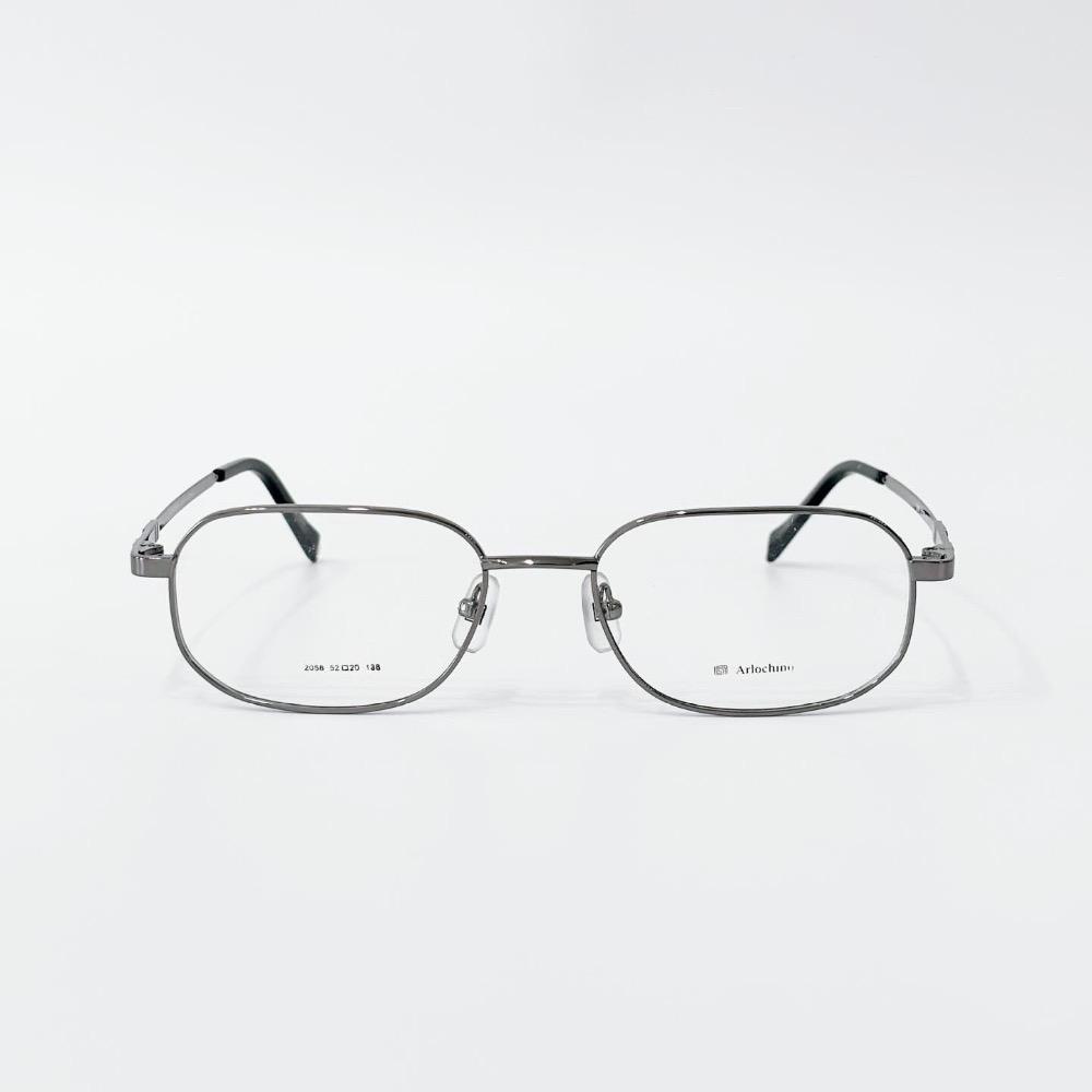 Arlochino silver metal glasses