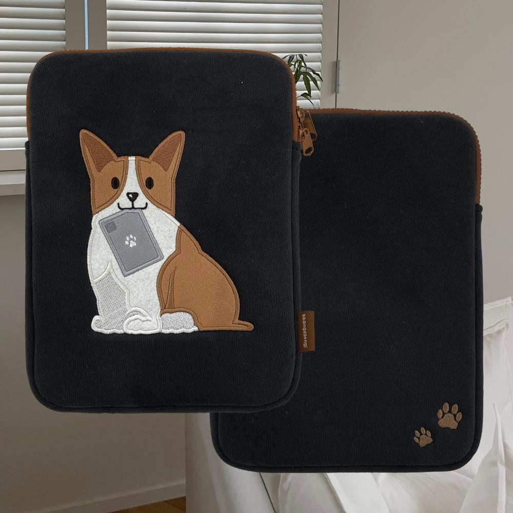 [댕댕이빵댕이] 11인치파우치 / 아이패드에어4 아이패드9세대 8세대 갤럭시탭S8 S7 귀여운 코기 댕댕이 태블릿 가방