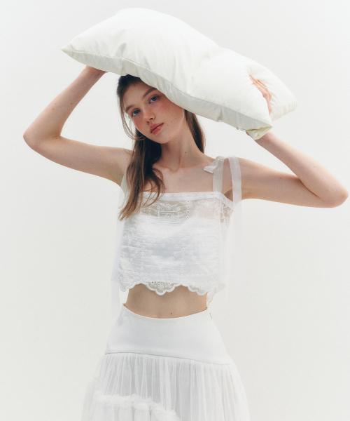 LACE-EMBROIDERED RIBBON SLEEVELESS TOP_TT5S218IV