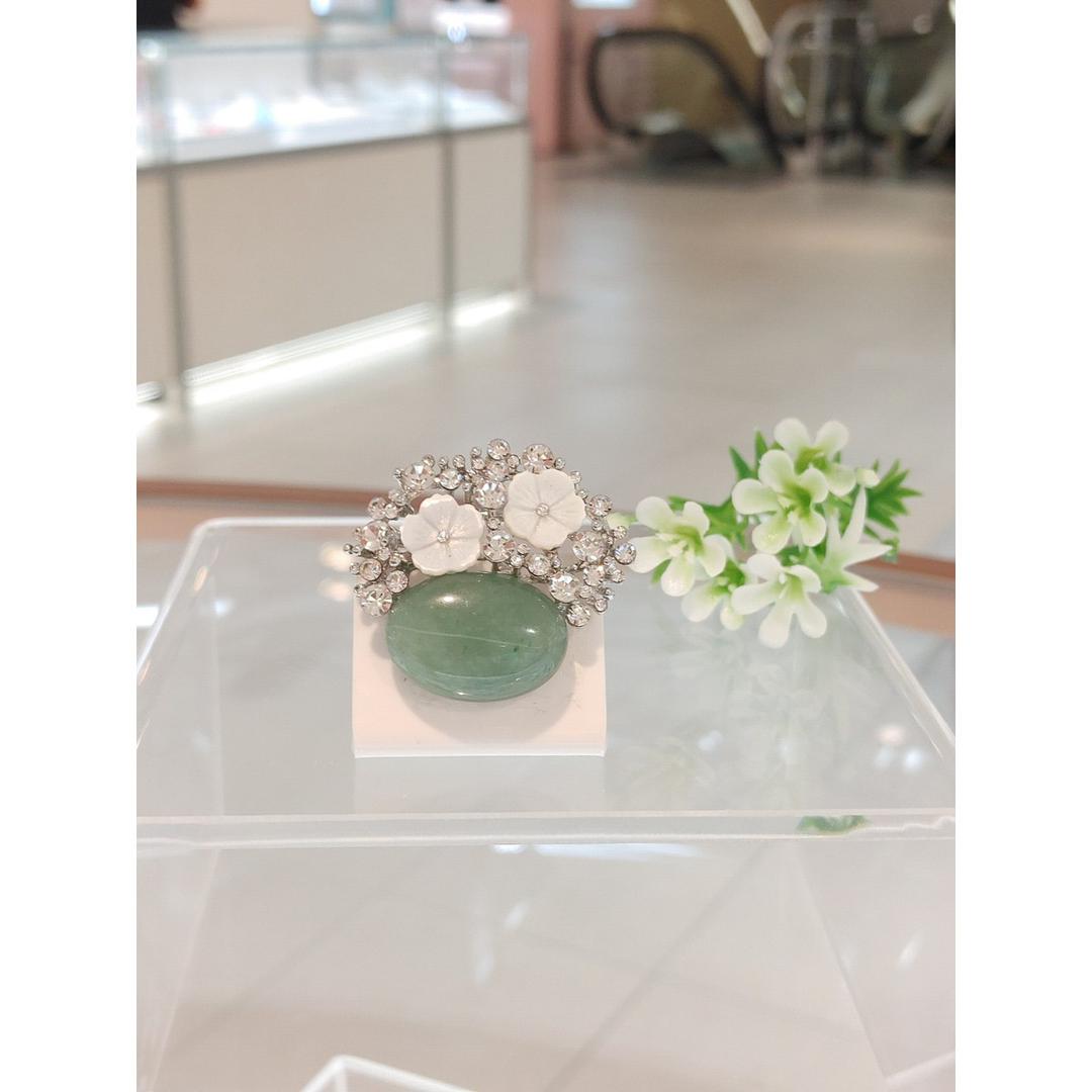 [현대백화점] [JJQUEEN] 아이링 원석브로치 BHR0272