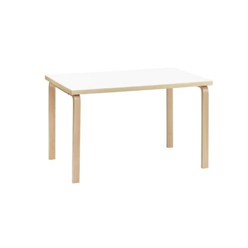 아르텍 알토 테이블 80B (100x60cm) - 화이트 라미네이트 - bibliotheque