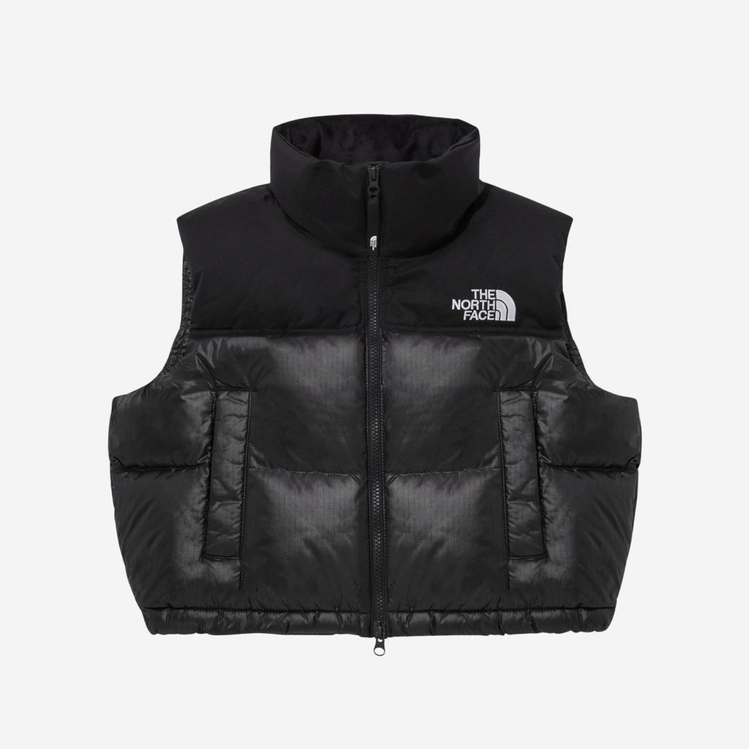 (W) The North Face White Label Novelty Nuptse Down Vest Black