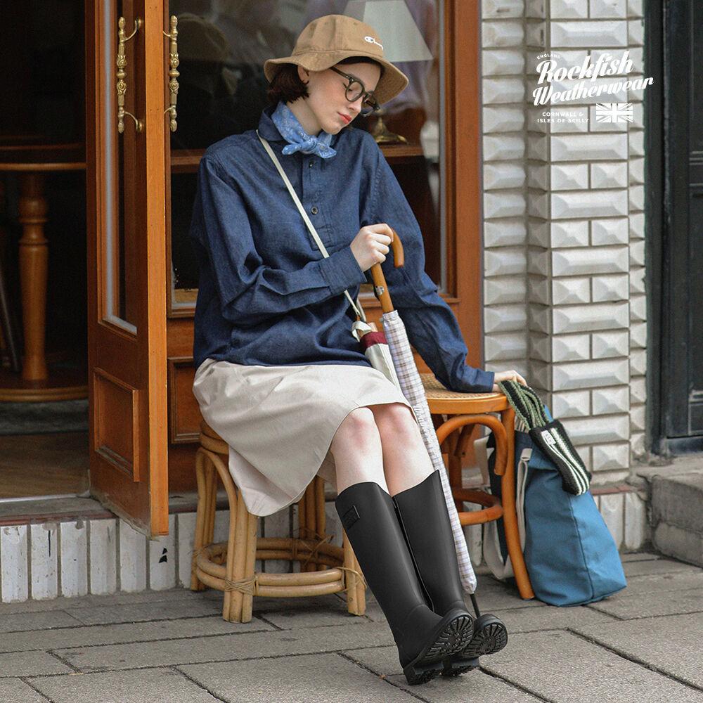 웰링턴 레인부츠 - BLACK