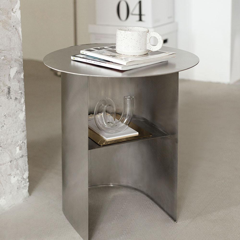 스테인레스 스틸 철재 테이블 침대 쇼파 테이블 협탁 간이보조 테이블 SIDE TABLE