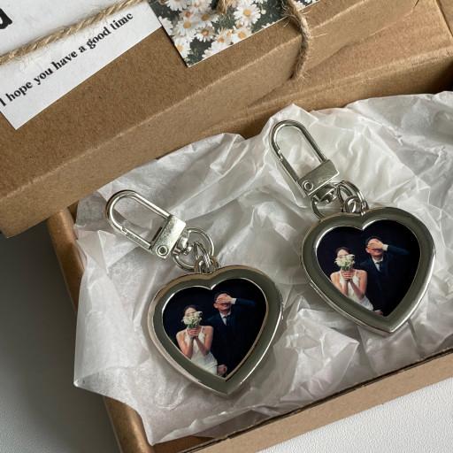 무료양면💚사진포토키링 자동차키홀더. 에어팟 차키케이스