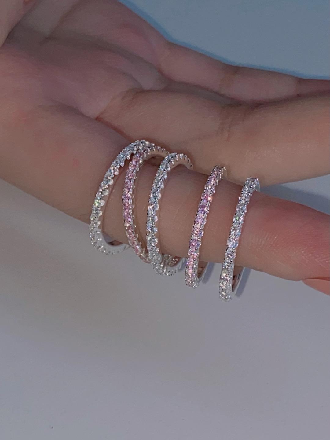 (925silver) Thin ice ring