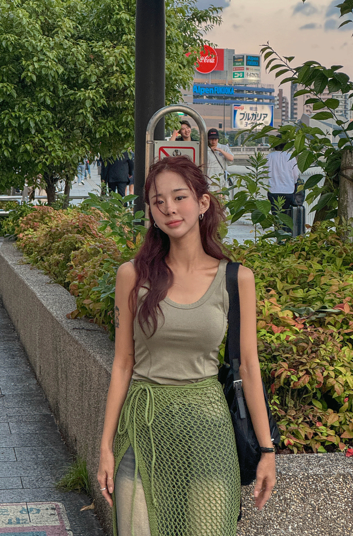 선데이무어 [카키 당일발송]슈머 모달 나시