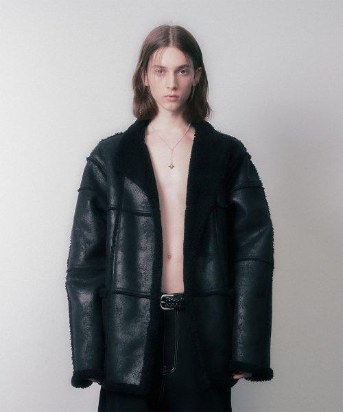 SHEARLING JACKET (BLACK)