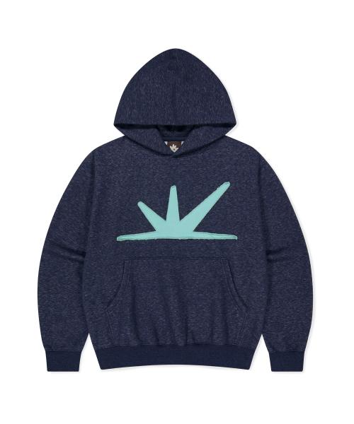Daybreak Brushed Hoodie Heather Navy