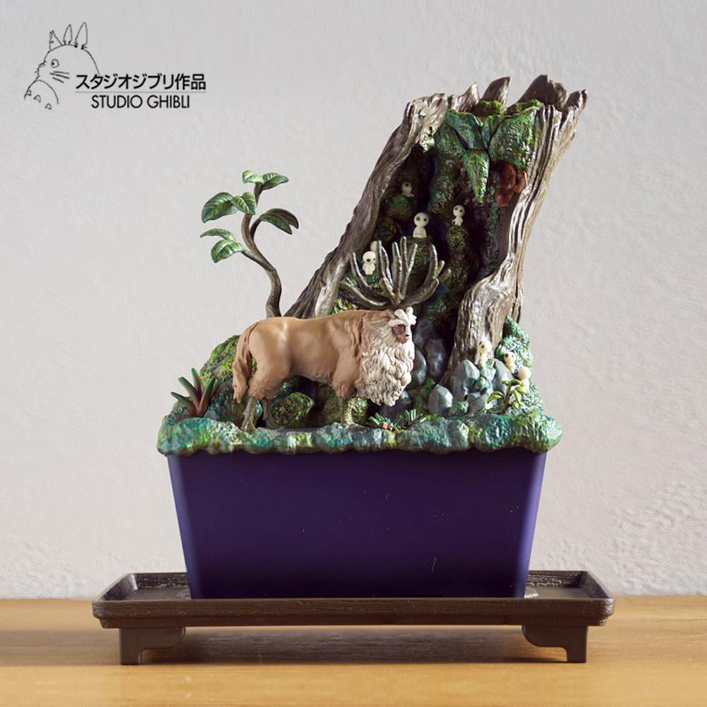 지브리 원령 공주 워터가든 BONSAI 신비의 숲