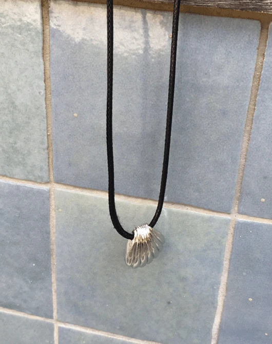 조개 펜던트 목걸이 (silver)