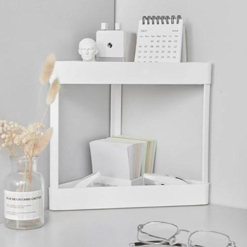 삼각 미니 선반 2단 주방 욕실 다용도