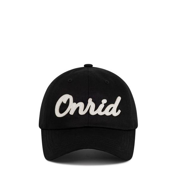 [태연/아이린착용] Applique Twill Logo Ball Cap - Black