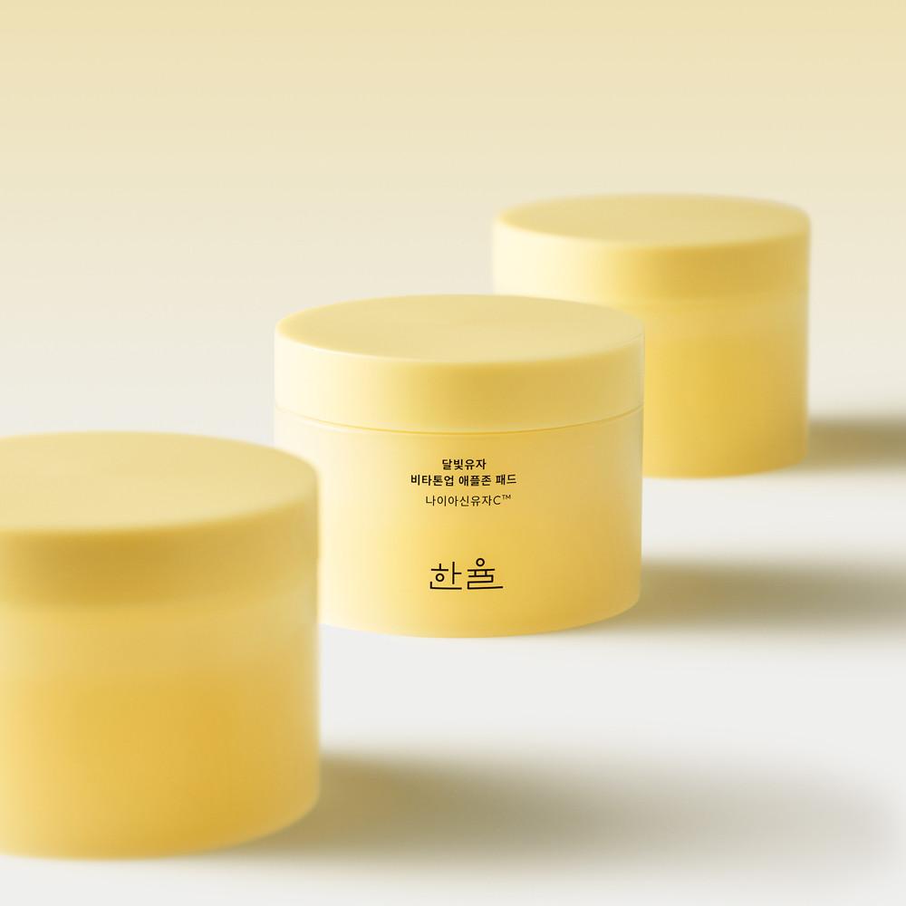 한율 달빛유자 2in1 애플존 패드 60매(105ml) +뚝딱키트(30매)