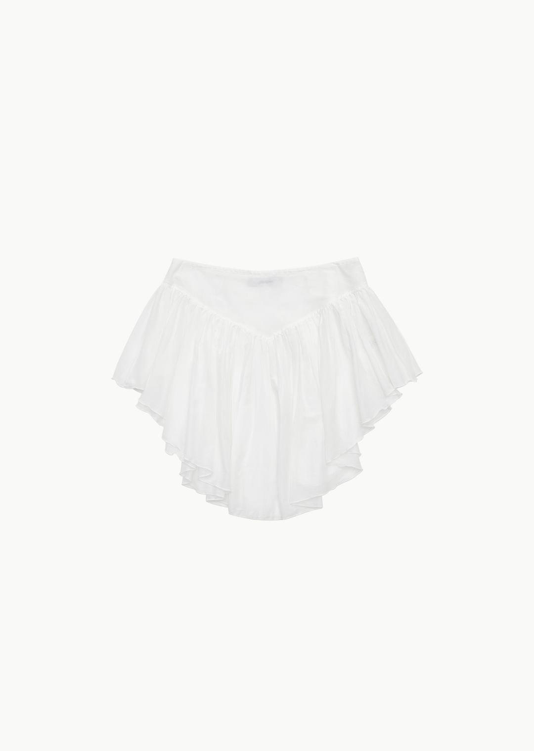 kite mini skirt, white