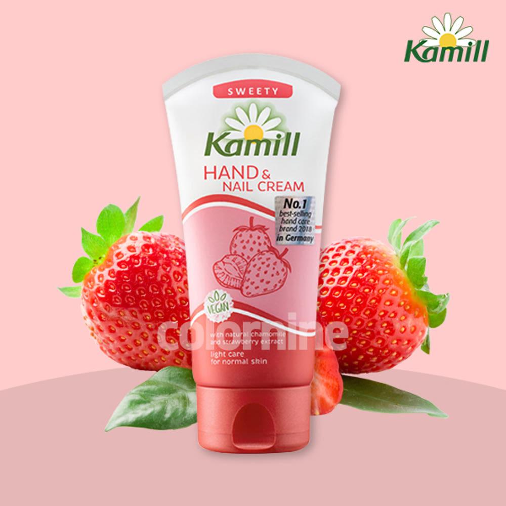 카밀 향기좋은 핸드 앤 네일 크림 75ml 스위티 야생딸기향 핸드크림 보습