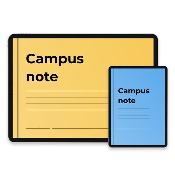 DIY 16주 대학생 노트 (하이퍼링크, 가로+세로, 12컬러)