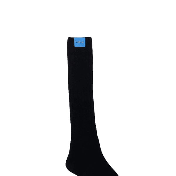 BLACK KNEE SOCKS