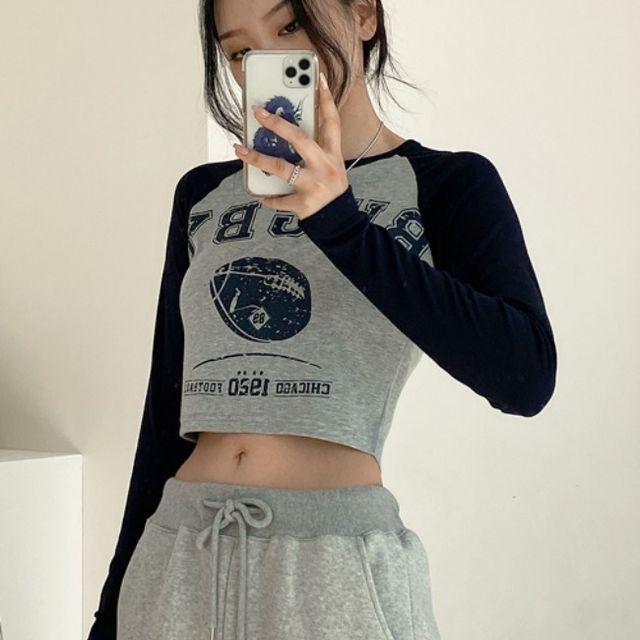 럭비 크롭 티셔츠 (3color)