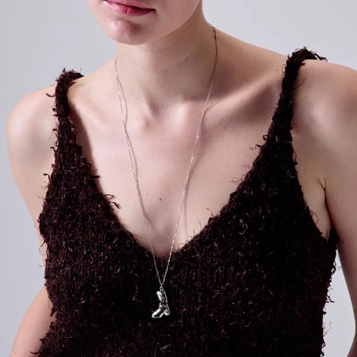 Cowboy Boots Necklace / 2color