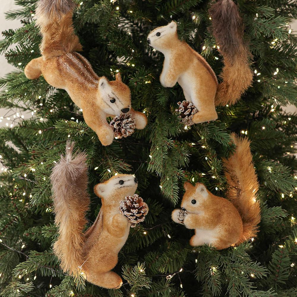 래플랜드 다람쥐 인형 오너먼트 4type - 크리스마스 인테리어 소품