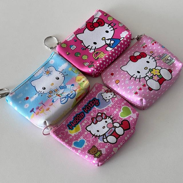 키티 고전 키링파우치