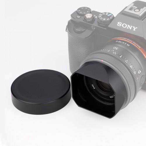 Haoge 소니 렌즈 후드 + 캡 LH-S245N +Cap S245N