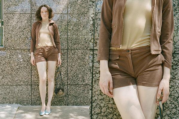 NANOU SHORTS, PECAN - PECAN / 6