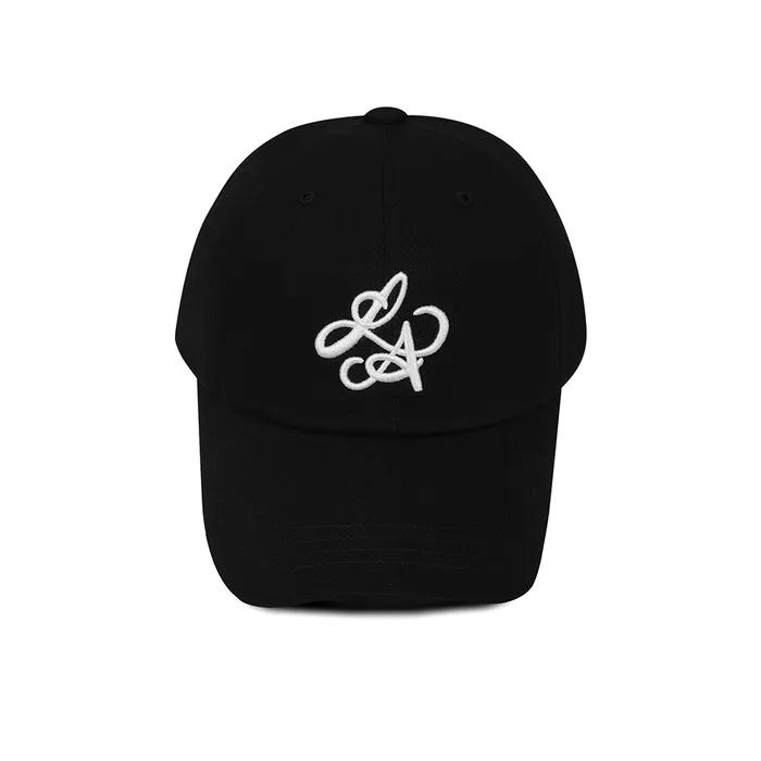 [14차 리오더] LA 로고 코튼 볼캡 - 블랙