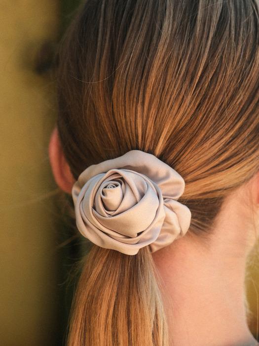 POSY HAIR SCRUCHIE [BEIGE]