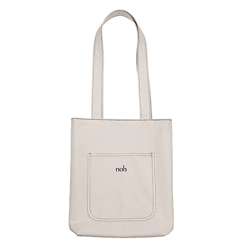 Stitch book bag (ivory)