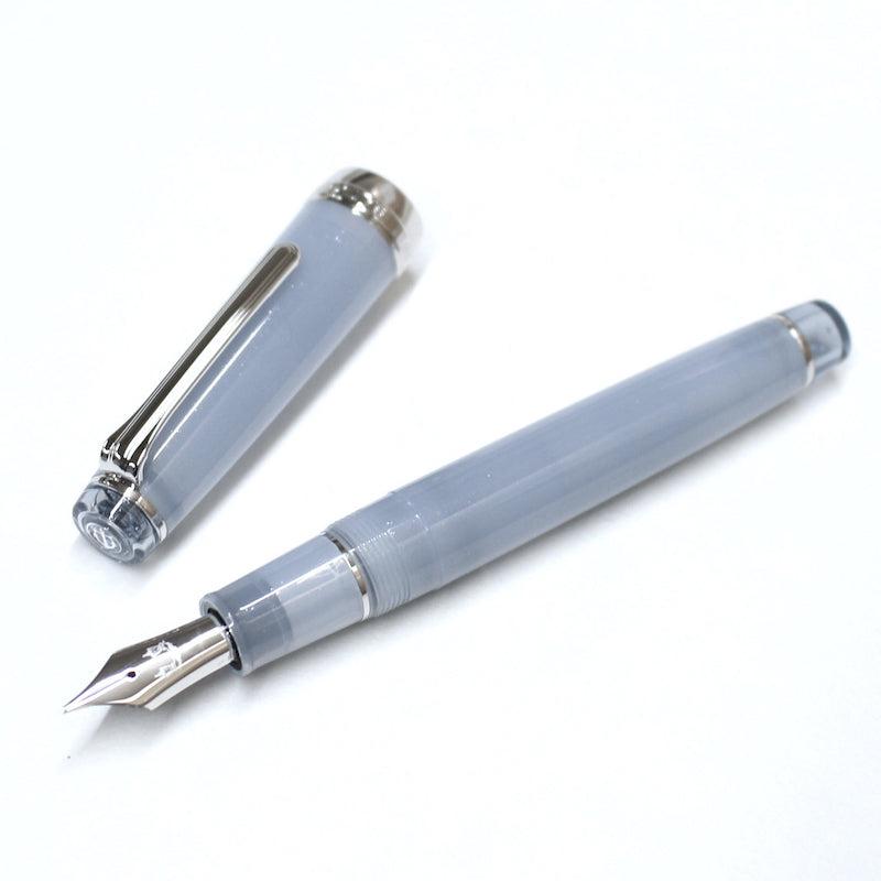 銀山スノーグレー・万年筆 - 極細字（EF)
